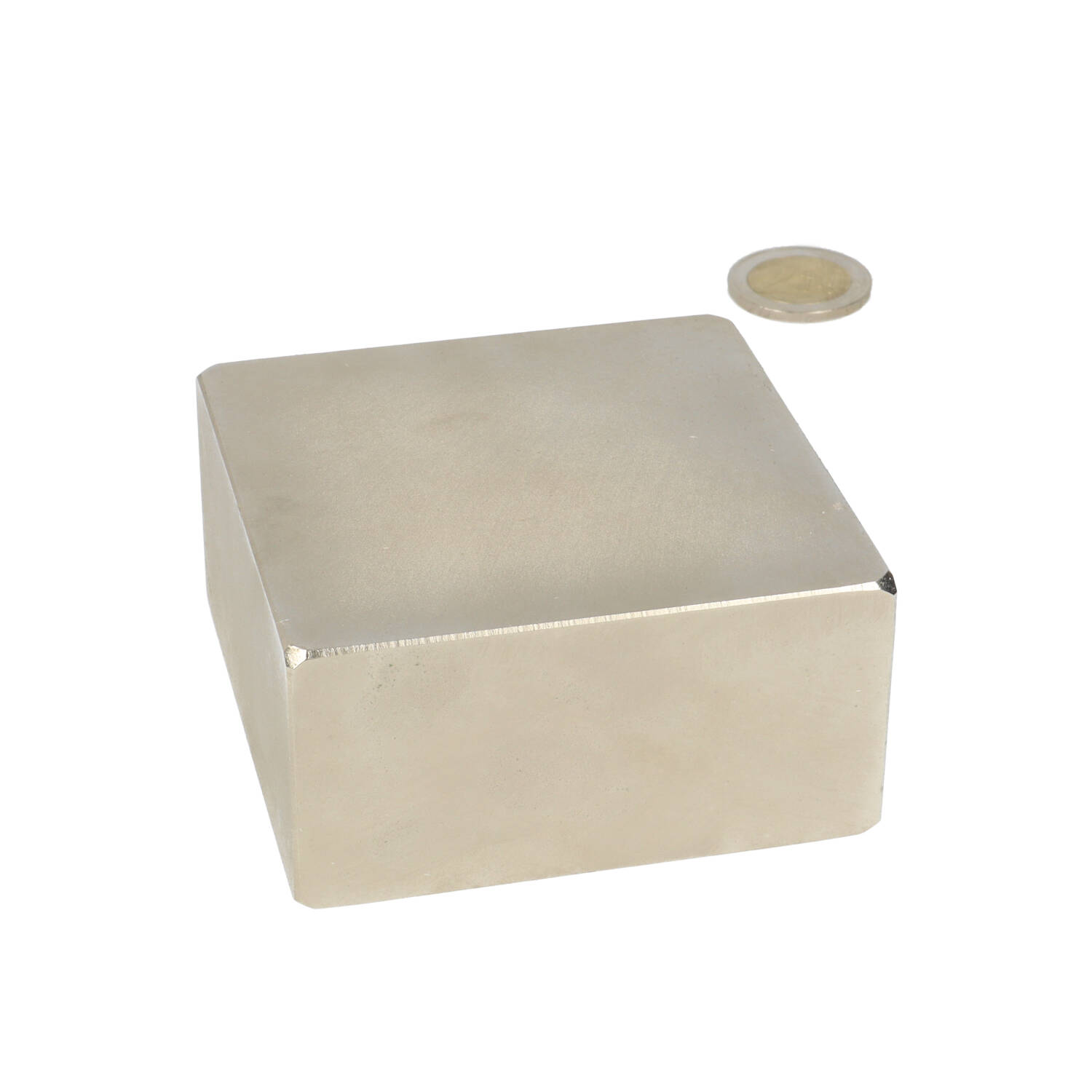 Neodym Quader-Magnet 80 x 80 x 40 mm (N50) – NiCuNi