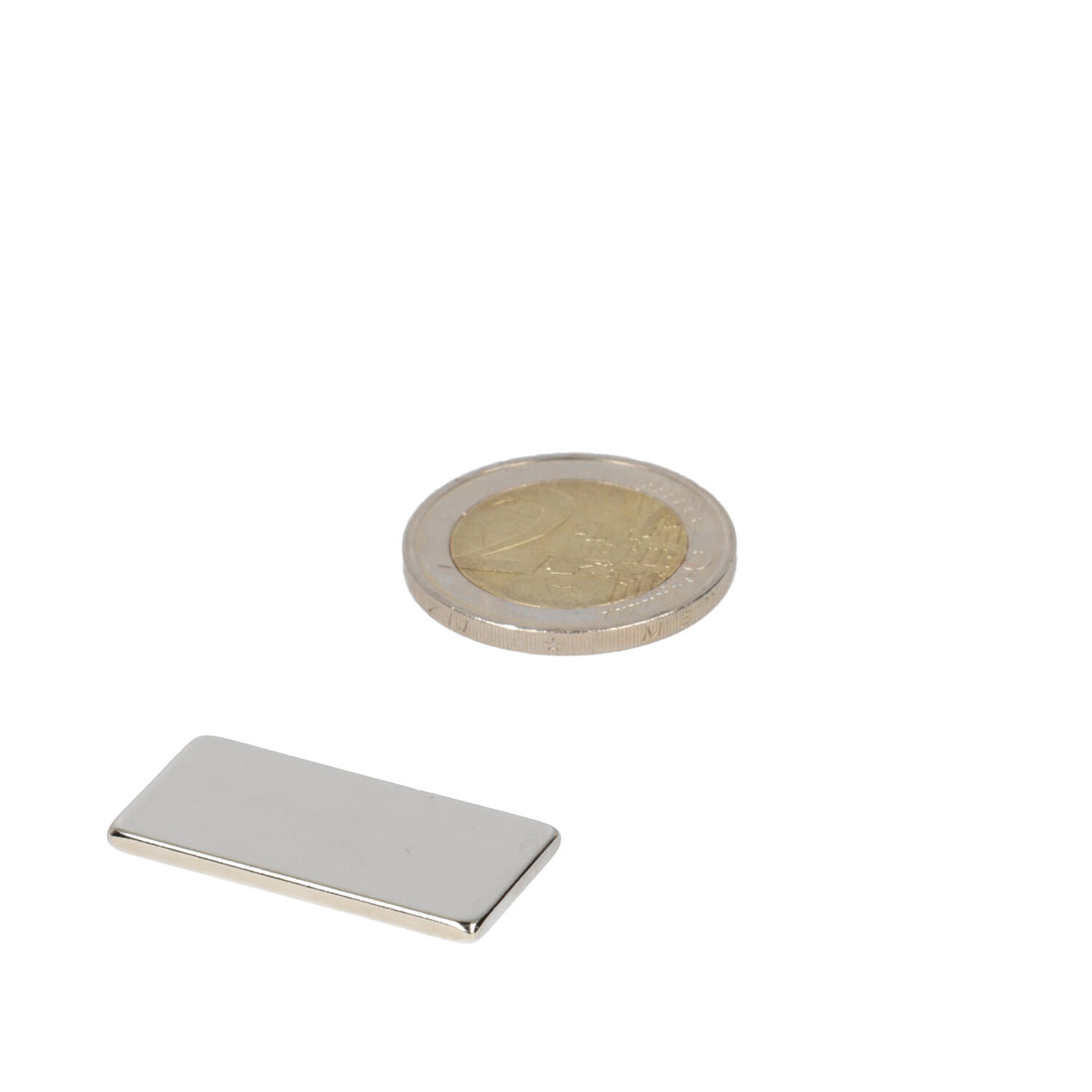 Neodym Quader-Magnet 30 x 15 x 2 mm (N42) – NiCuNi
