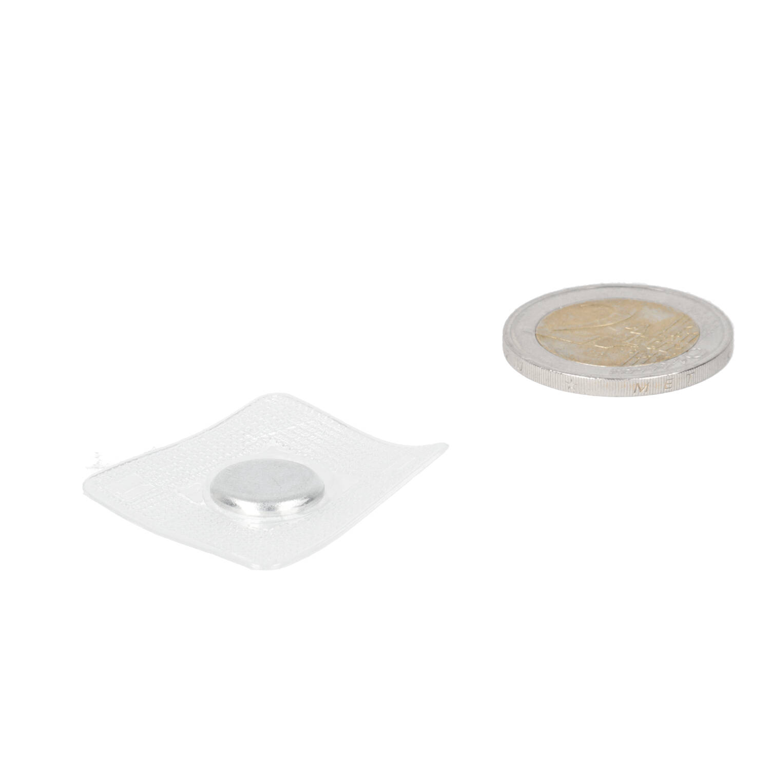 Neodym, Nähmagnet zum Einnähen 12 x 2 mm -, Neodym, N35 kunststoffummantelt