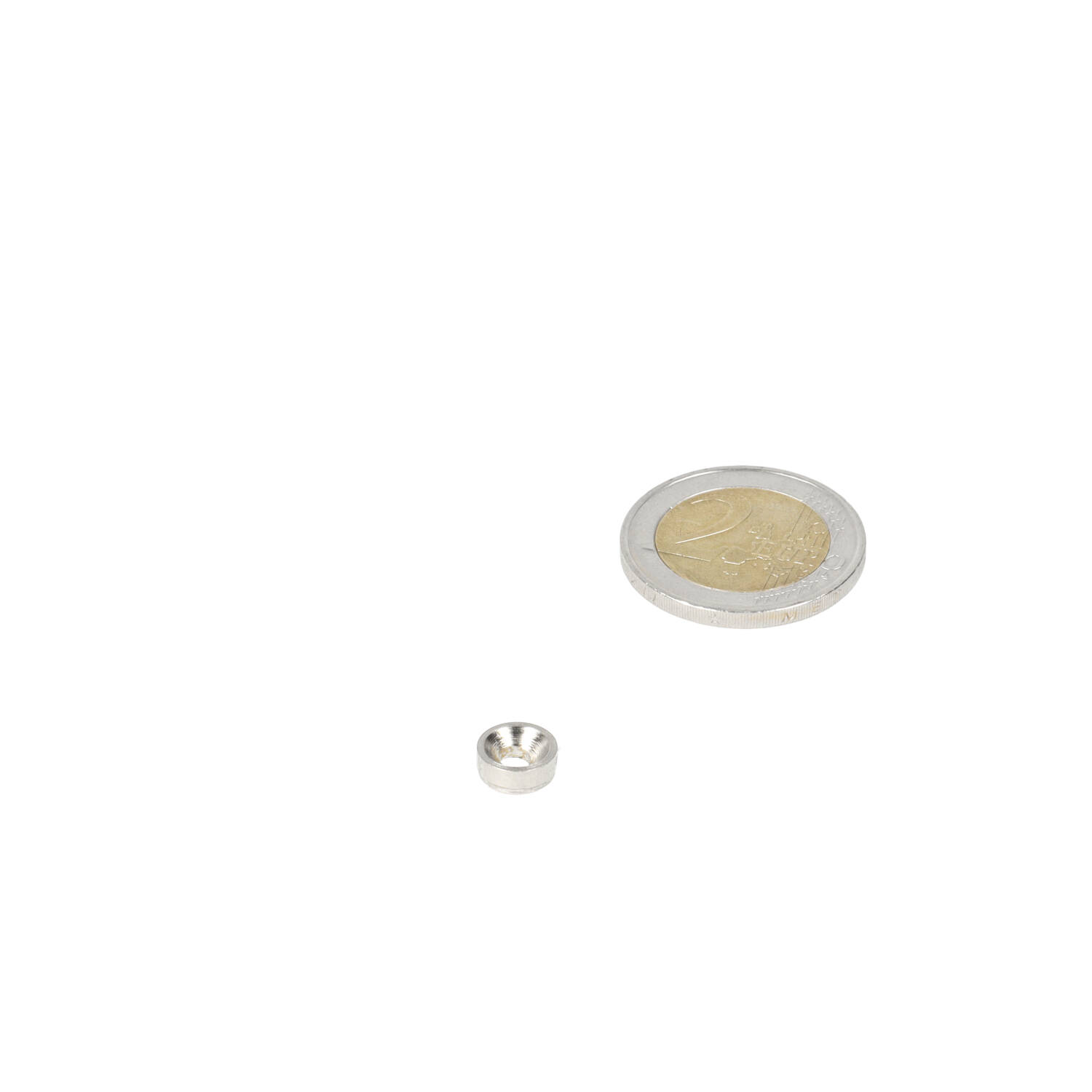 Ring 8 x 3,1 x 6 x 3 mm met boor-/verzinkgat (staal – ACHTUNG – kein Magnet)