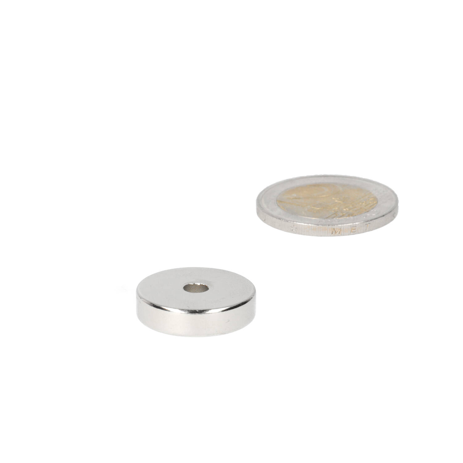 Neodym Ringmagnet 20 x 4,2 x 5 mm, N48, vernickelt (NiCuNi)