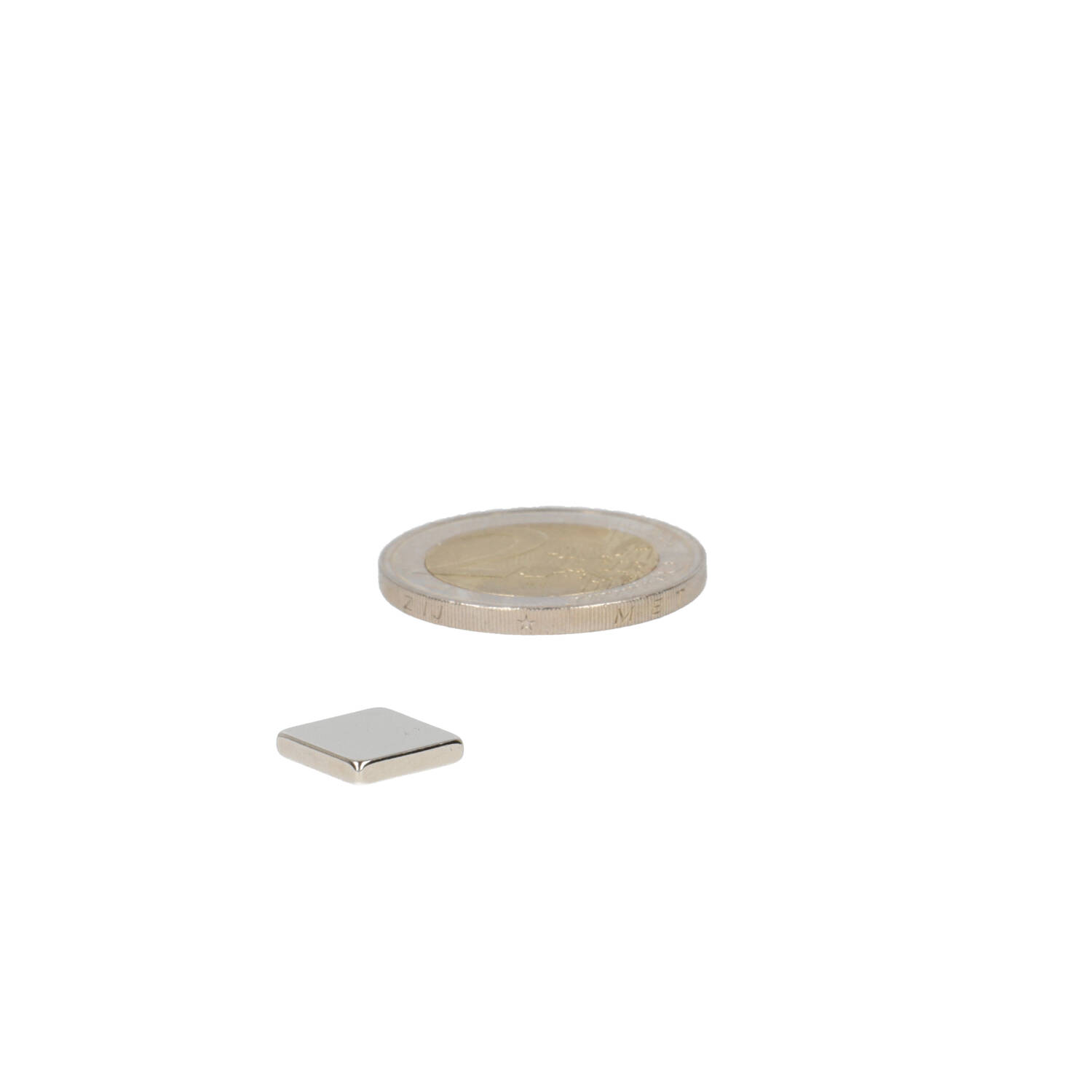 Neodym Quader-Magnet 10 x 10 x 2 mm (N48) – NiCuNi
