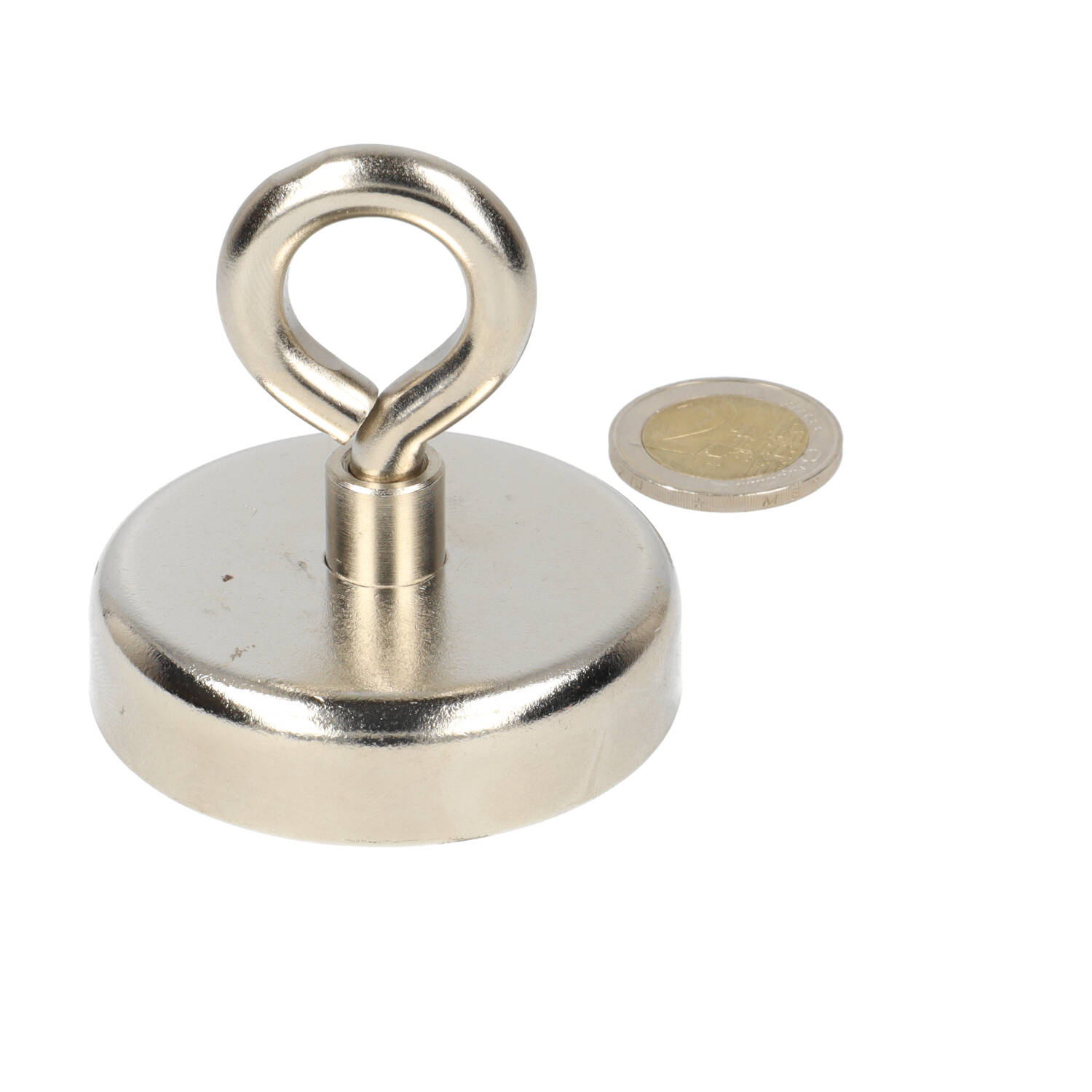 Neodym – Ösenmagnet – 60 x 18 x 100 mm – N40 – Stahltopf – NiCuNi
