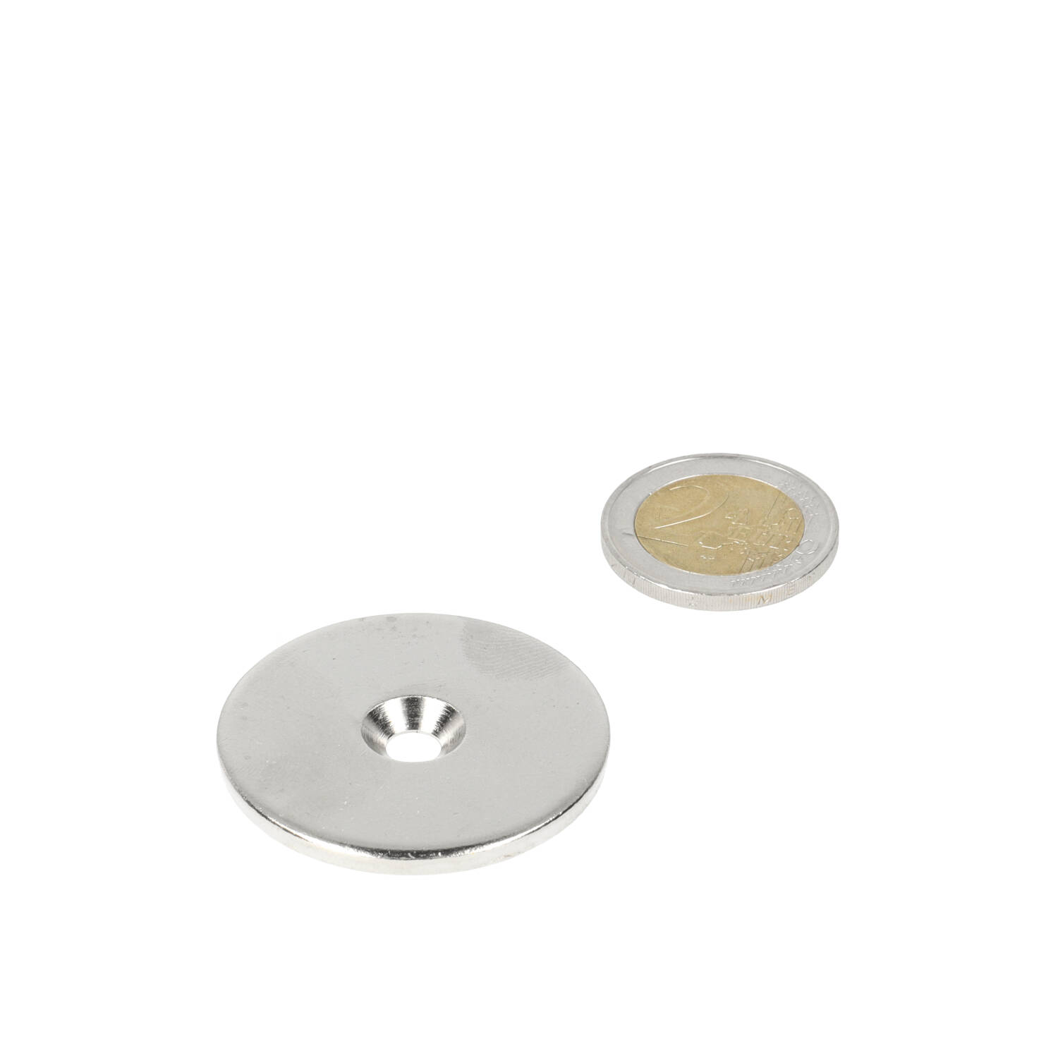 Ring 40 x 11 x 5,5 x 3 mm met boor-/verzinkgat (staal – ACHTUNG – kein Magnet)