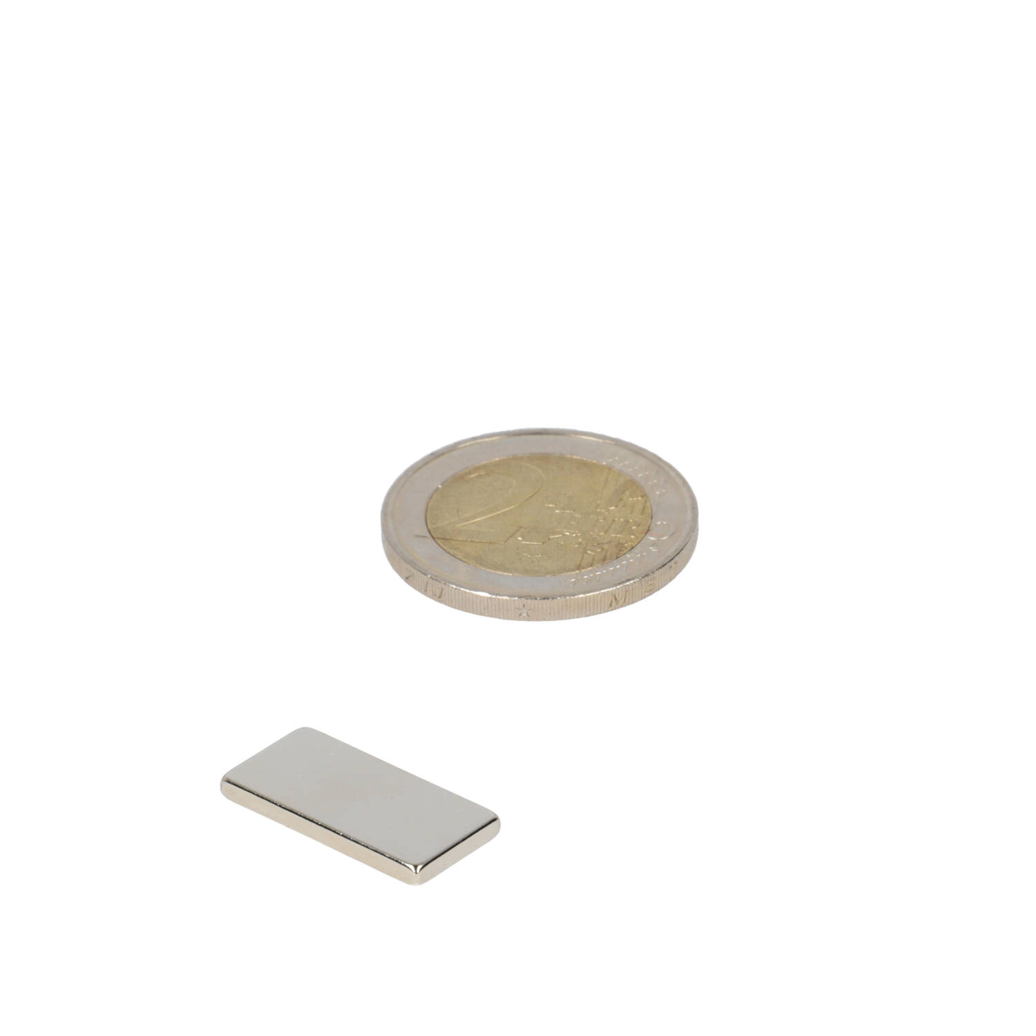 Neodym Quader-Magnet 20 x 10 x 2 mm (N45) – NiCuNi