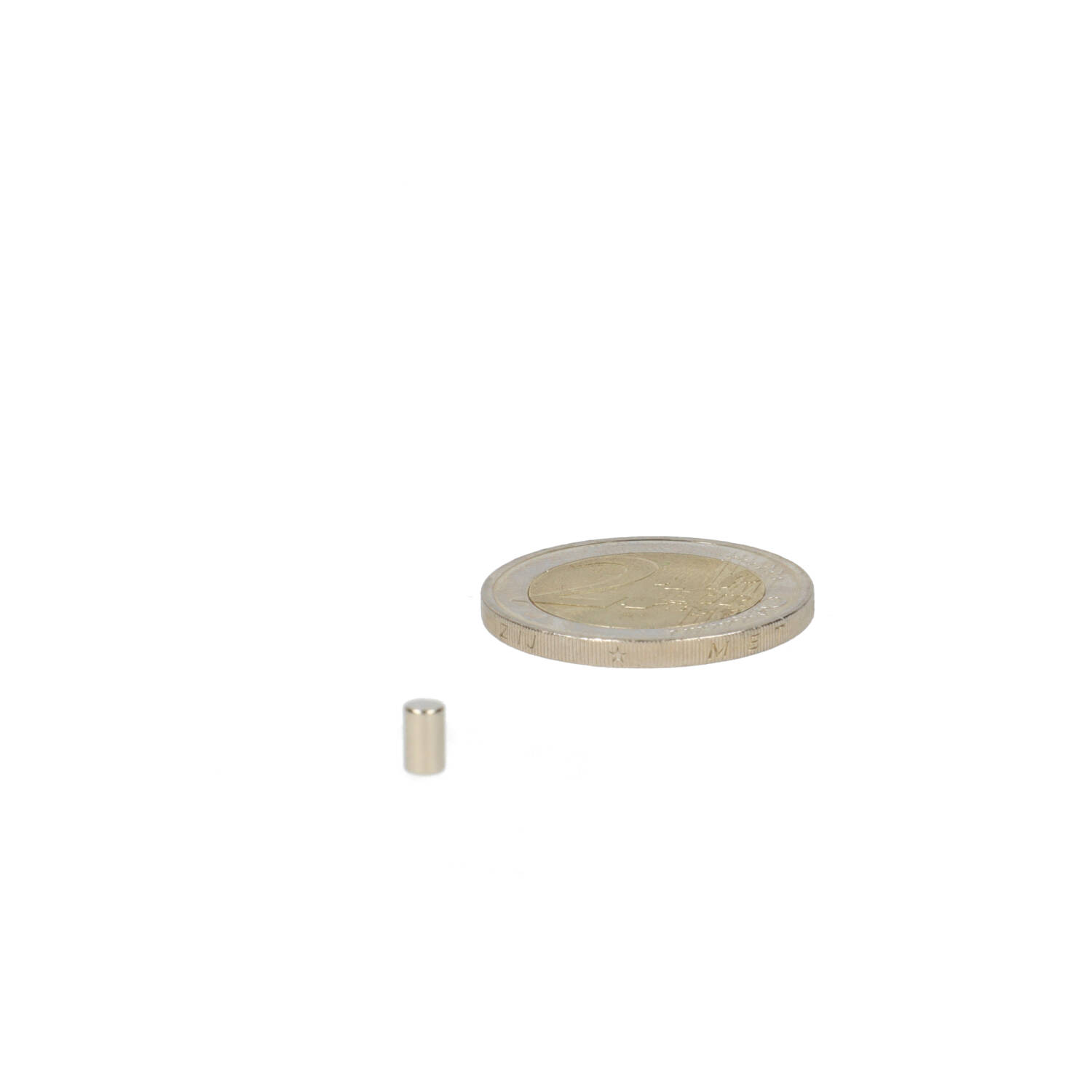 Neodym Stabmagnet Ø3 x 5 mm, N48, vernickelt (NiCuNi)