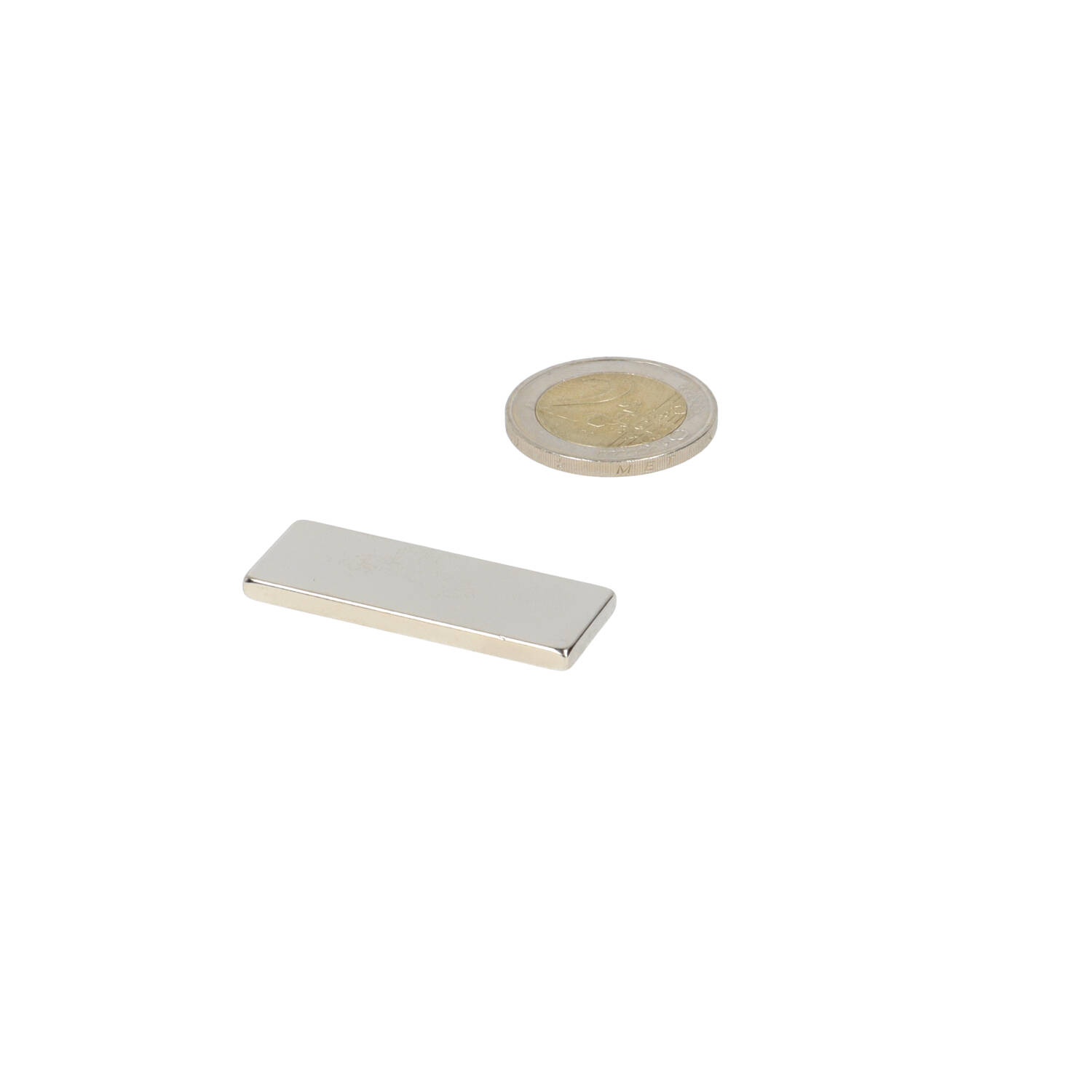 Neodym Quader-Magnet 40 x 15 x 3 mm (N45) – NiCuNi