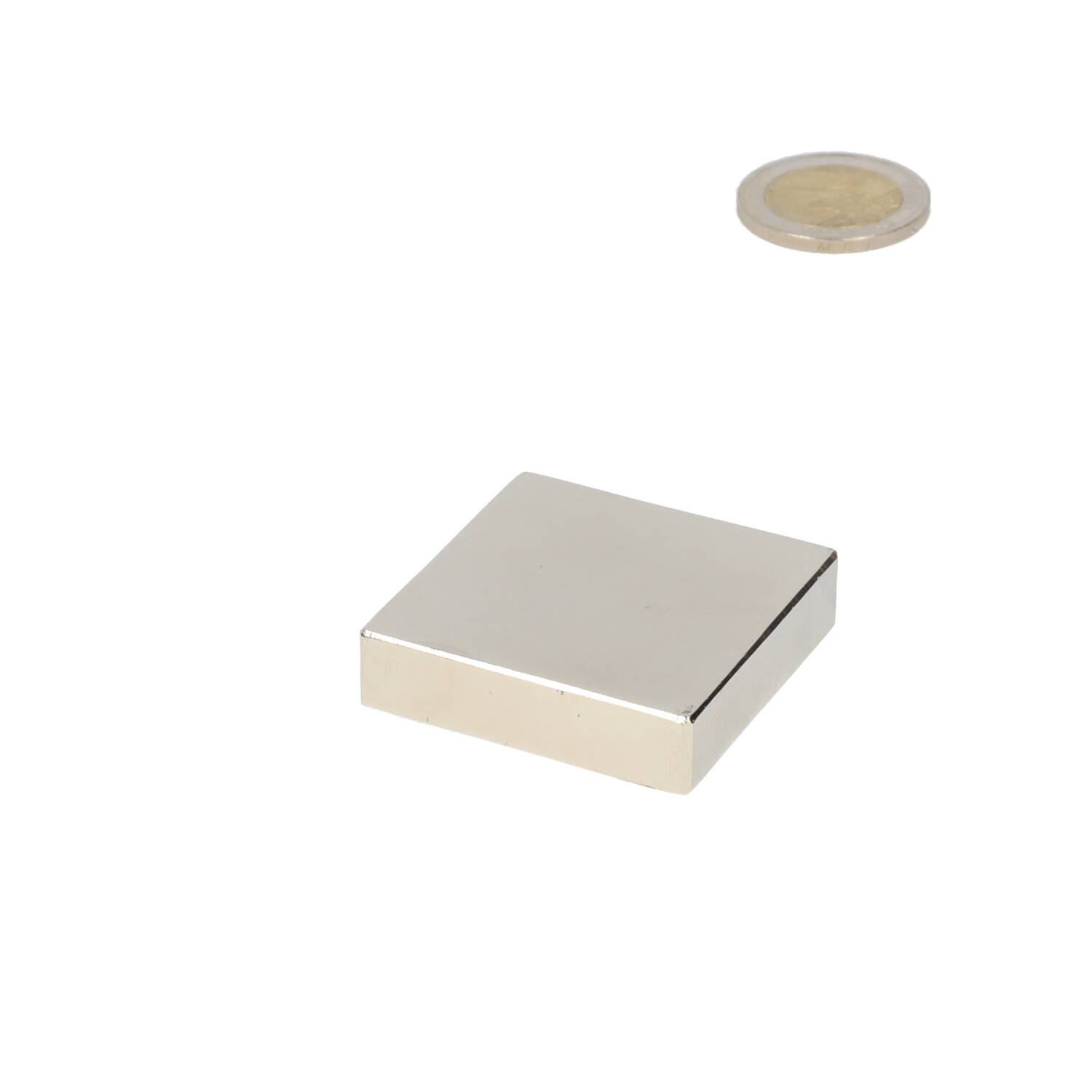Neodym Quader-Magnet 40 x 40 x 10 mm (N50) – NiCuNi