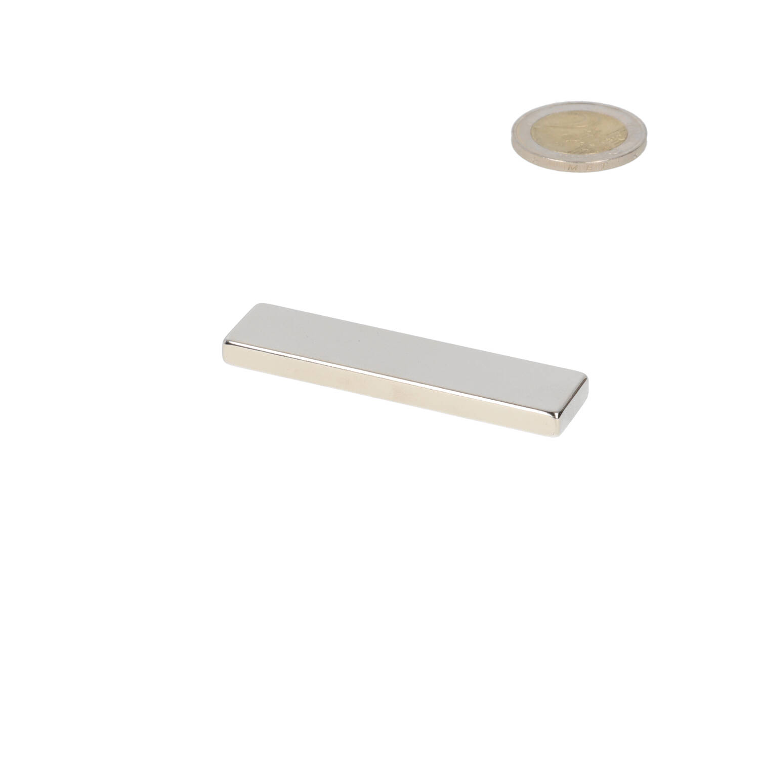 Neodym Quader-Magnet 60 x 15 x 5 mm (N45) – NiCuNi