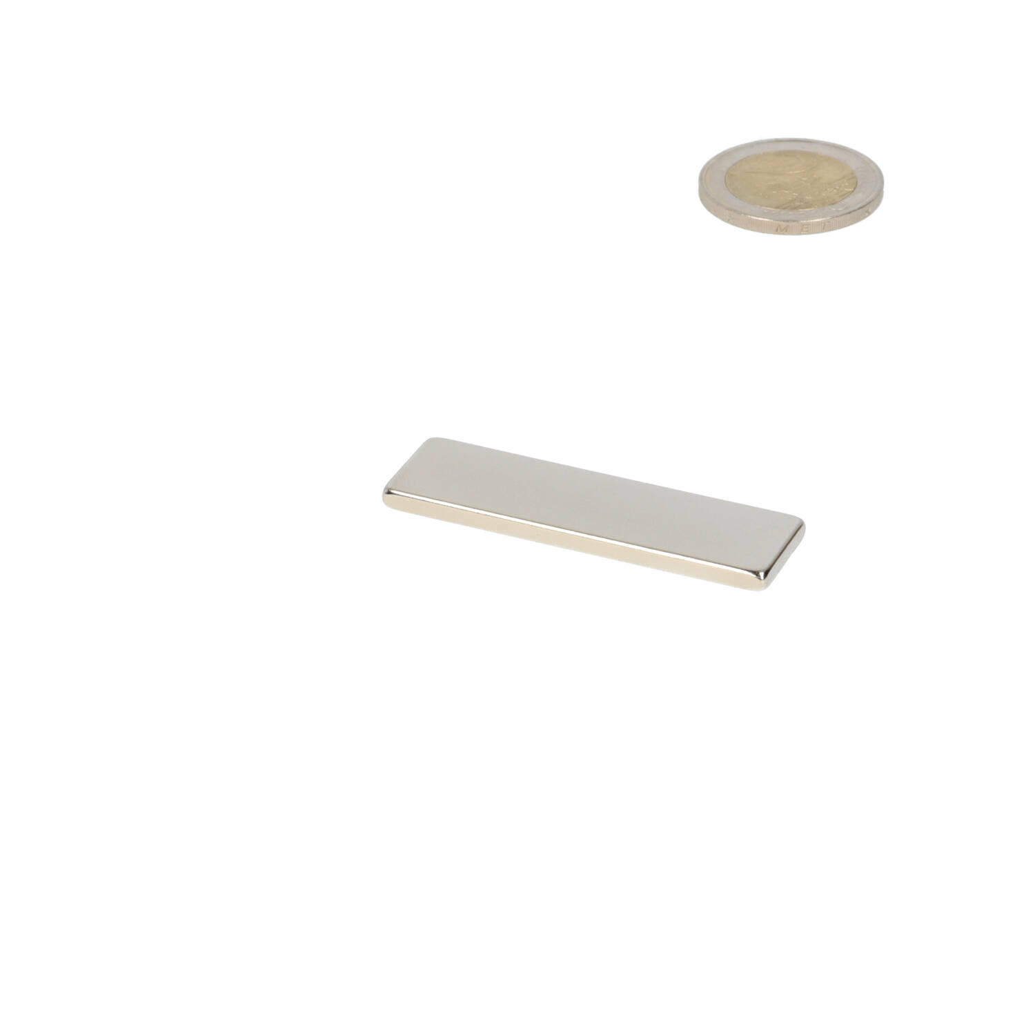 Neodym Quader-Magnet 50 x 15 x 3 mm (N45) – NiCuNi