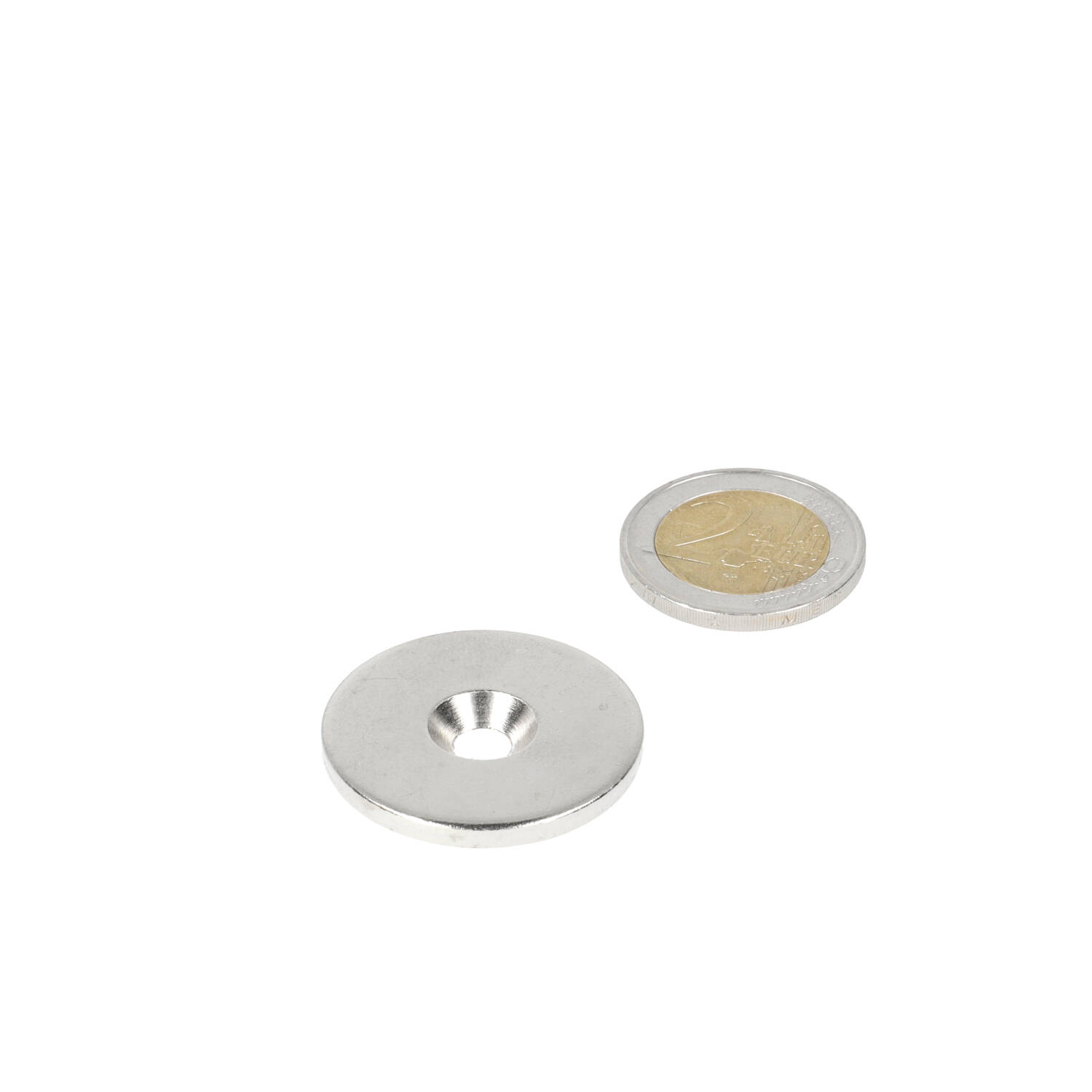 Ring 32 x 11 x 5,5 x 3 mm met boor-/verzinkgat (staal – ACHTUNG – kein Magnet)