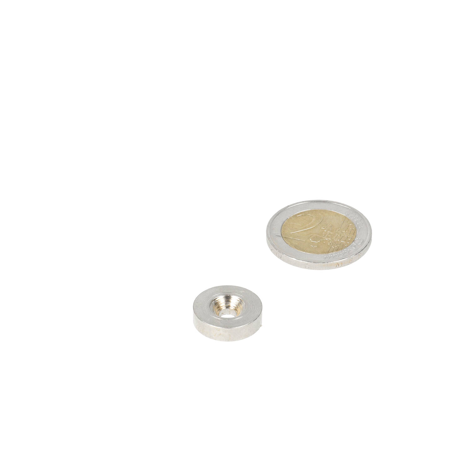 Ring 16 x 4,1 x 8,1 x 4 mm met boor-/verzinkgat (staal – ACHTUNG – kein Magnet)